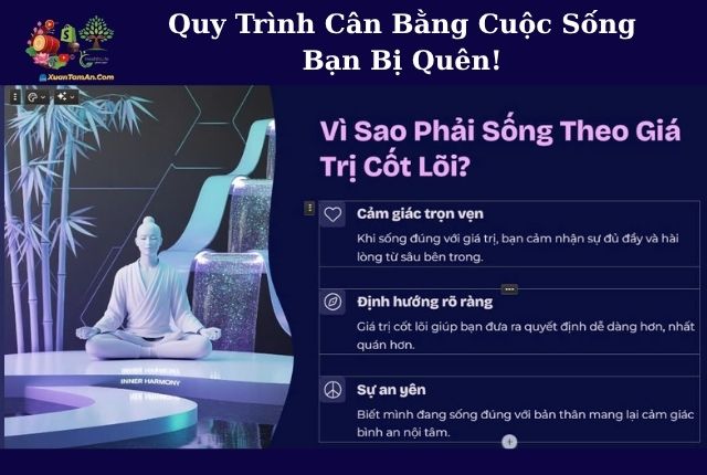 Quy Trình Cân Bằng Cuộc Sống - Giá Trị Cốt Lõi.